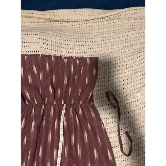 Kavu Large Long Maxi Dress With POCKETS Rusty Red Geometric Print - Picture 13 of 16